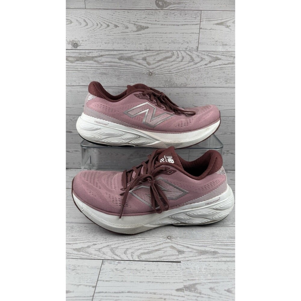 New Balance FreshFoam 880v15 Shoes Womens Sz 9.5 Burgundy Pink Running #598